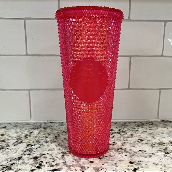Starbucks Other - Starbucks 2019 Holiday Pink Studded Tumbler (no straw)
